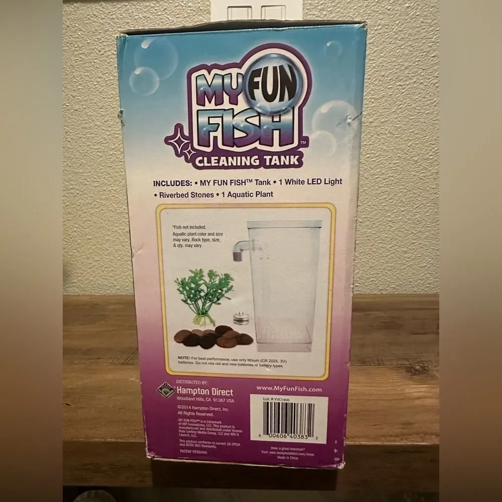 NEW My Fun Fish Cleaning Tank - Aquarium that cleans itself